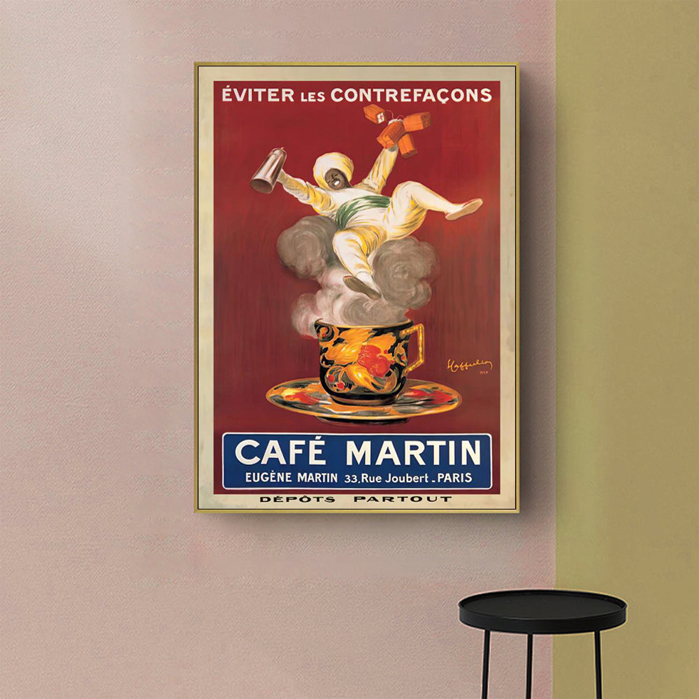 _label_, DSZ Product, feed-cond-new, feed-sl-free shipping, free-shipping, newWall Art 40Cm X 60Cm Cafe Martin Gold Frame Canvas - Premium Home & Garden > Decor > Picture Frames from Artime ! Shop Online Buy Now at S & D's Value Store Family Business Best Customer Service_label_, DSZ Product, feed-cond-new, feed-sl-free shipping, free-shipping, new