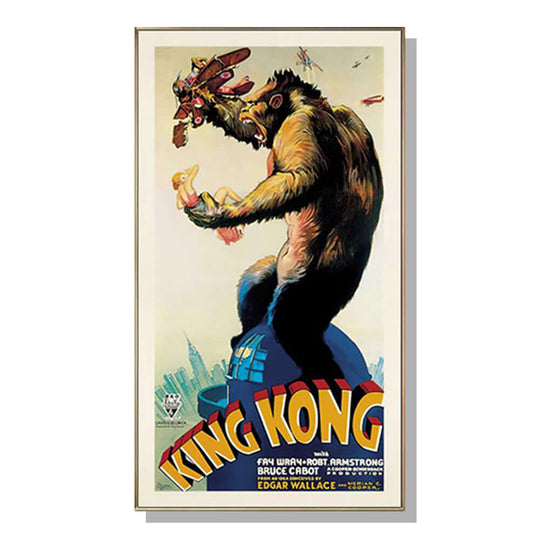 _label_, DSZ Product, feed-cond-new, feed-sl-free shipping, free-shipping, newWall Art 40Cm X 80Cm King Kong 1933 Gold Frame Canvas - Premium Home & Garden > Hobbies > Arts & Crafts from Artime ! Shop Online Buy Now at S & D's Value Store Family Business Best Customer Service_label_, DSZ Product, feed-cond-new, feed-sl-free shipping, free-shipping, new