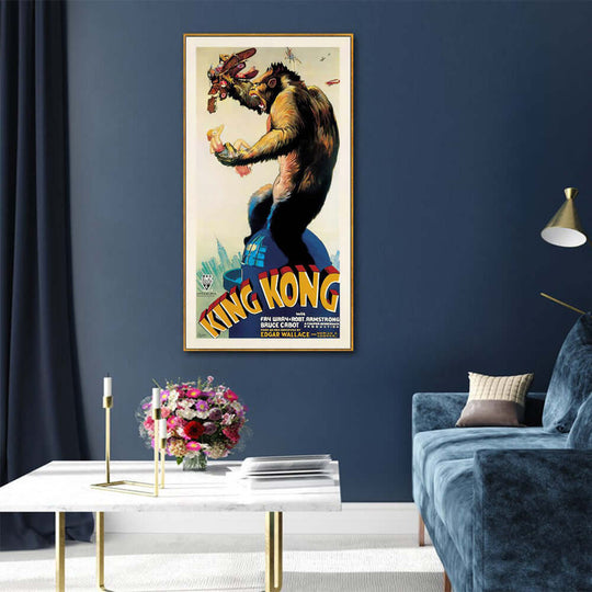 _label_, DSZ Product, feed-cond-new, feed-sl-free shipping, free-shipping, newWall Art 40Cm X 80Cm King Kong 1933 Gold Frame Canvas - Premium Home & Garden > Hobbies > Arts & Crafts from Artime ! Shop Online Buy Now at S & D's Value Store Family Business Best Customer Service_label_, DSZ Product, feed-cond-new, feed-sl-free shipping, free-shipping, new