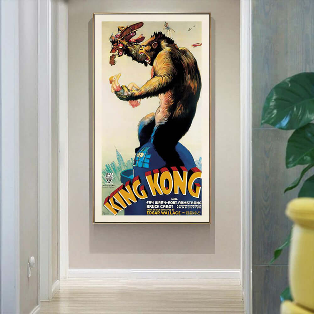 _label_, DSZ Product, feed-cond-new, feed-sl-free shipping, free-shipping, newWall Art 40Cm X 80Cm King Kong 1933 Gold Frame Canvas - Premium Home & Garden > Hobbies > Arts & Crafts from Artime ! Shop Online Buy Now at S & D's Value Store Family Business Best Customer Service_label_, DSZ Product, feed-cond-new, feed-sl-free shipping, free-shipping, new