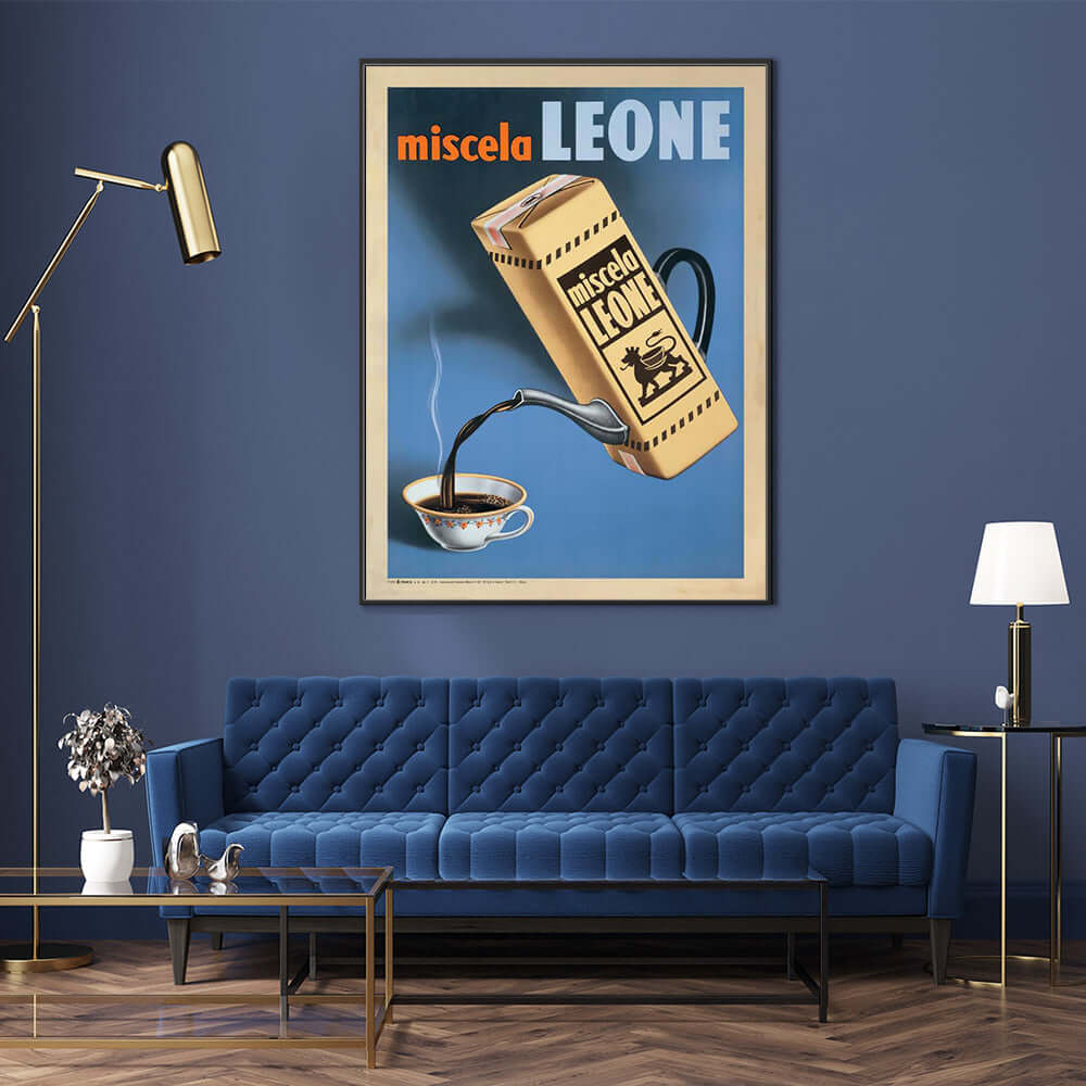 _label_, DSZ Product, feed-cond-new, feed-sl-free shipping, free-shipping, newWall Art 40Cm X 60Cm Miscela Leone, 1950 Black Frame Canvas - Premium Home & Garden > Wall Art > Posters, Paintings & Prints from Artime ! Shop Online Buy Now at S & D's Value Store Family Business Best Customer Service_label_, DSZ Product, feed-cond-new, feed-sl-free shipping, free-shipping, new