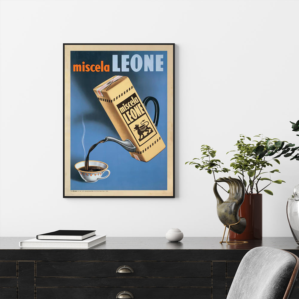 _label_, DSZ Product, feed-cond-new, feed-sl-free shipping, free-shipping, newWall Art 60Cm X 90Cm Miscela Leone, 1950 Black Frame Canvas - Premium Home & Garden > Wall Art > Posters, Paintings & Prints from Artime ! Shop Online Buy Now at S & D's Value Store Family Business Best Customer Service_label_, DSZ Product, feed-cond-new, feed-sl-free shipping, free-shipping, new