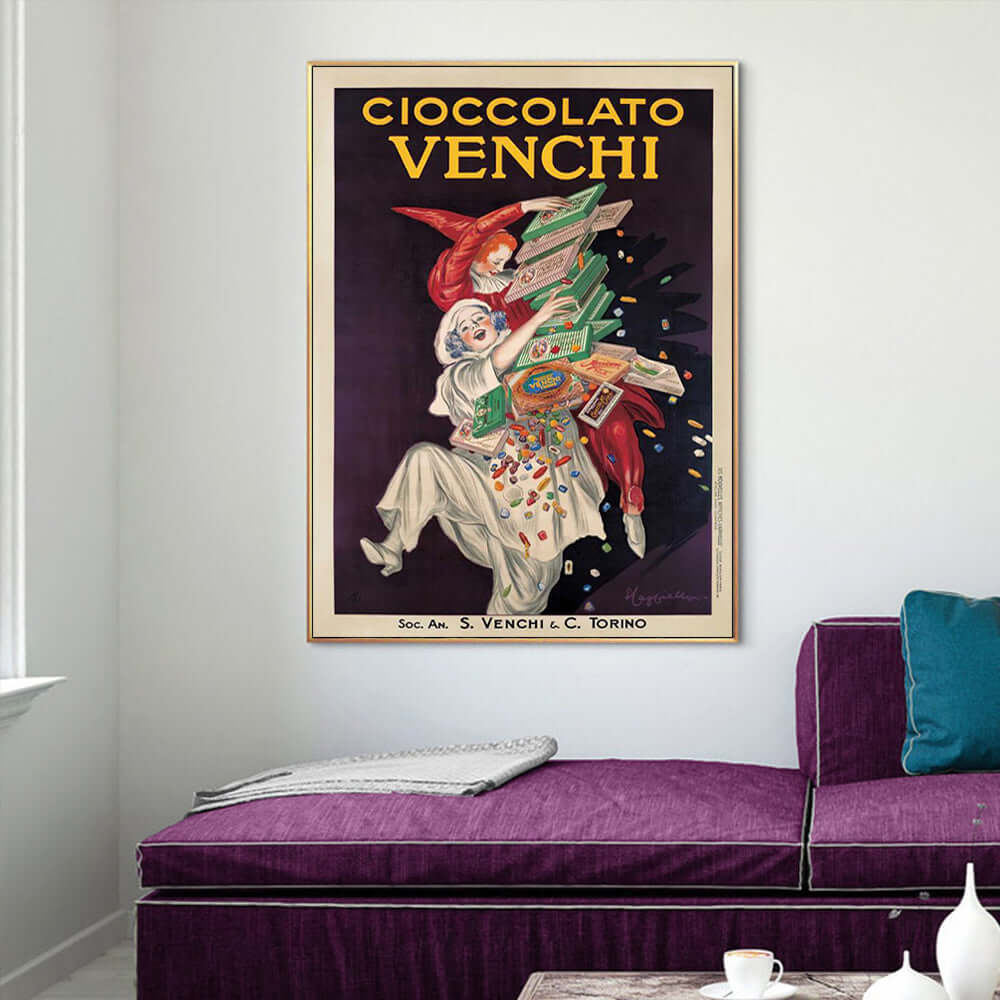 _label_, DSZ Product, feed-cond-new, feed-sl-free shipping, free-shipping, newWall Art 40Cm X 60Cm Cioccolato Venchi Vintage Gold Frame Canvas - Premium Home & Garden > Decor > Picture Frames from Artime ! Shop Online Buy Now at S & D's Value Store Family Business Best Customer Service_label_, DSZ Product, feed-cond-new, feed-sl-free shipping, free-shipping, new