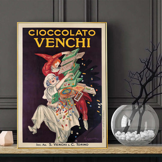 _label_, DSZ Product, feed-cond-new, feed-sl-free shipping, free-shipping, newWall Art 40Cm X 60Cm Cioccolato Venchi Vintage Gold Frame Canvas - Premium Home & Garden > Decor > Picture Frames from Artime ! Shop Online Buy Now at S & D's Value Store Family Business Best Customer Service_label_, DSZ Product, feed-cond-new, feed-sl-free shipping, free-shipping, new