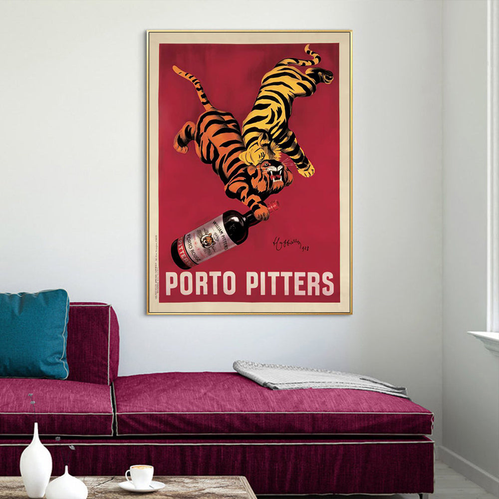 _label_, DSZ Product, feed-cond-new, feed-sl-free shipping, free-shipping, newWall Art 80Cm X 120Cm Porto Pitters Vintage Gold Frame Canvas - Premium Home & Garden > Decor > Picture Frames from Artime ! Shop Online Buy Now at S & D's Value Store Family Business Best Customer Service_label_, DSZ Product, feed-cond-new, feed-sl-free shipping, free-shipping, new