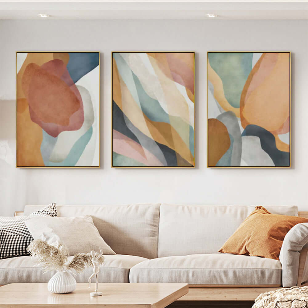 _label_, DSZ Product, feed-cond-new, feed-sl-free shipping, free-shipping, newWall Art 50Cm X 70Cm Abstract Orange 3 Sets Gold Frame Canvas - Premium Home & Garden > Wall Art > Posters, Paintings & Prints from Artime ! Shop Online Buy Now at S & D's Value Store Family Business Best Customer Service_label_, DSZ Product, feed-cond-new, feed-sl-free shipping, free-shipping, new