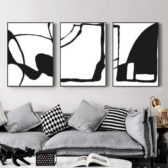 _label_, DSZ Product, feed-cond-new, feed-sl-free shipping, free-shipping, newWall Art 80Cm X 120Cm Black And White 3 Sets Black Frame Canvas - Premium Home & Garden > Decor > Picture Frames from Artime ! Shop Online Buy Now at S & D's Value Store Family Business Best Customer Service_label_, DSZ Product, feed-cond-new, feed-sl-free shipping, free-shipping, new