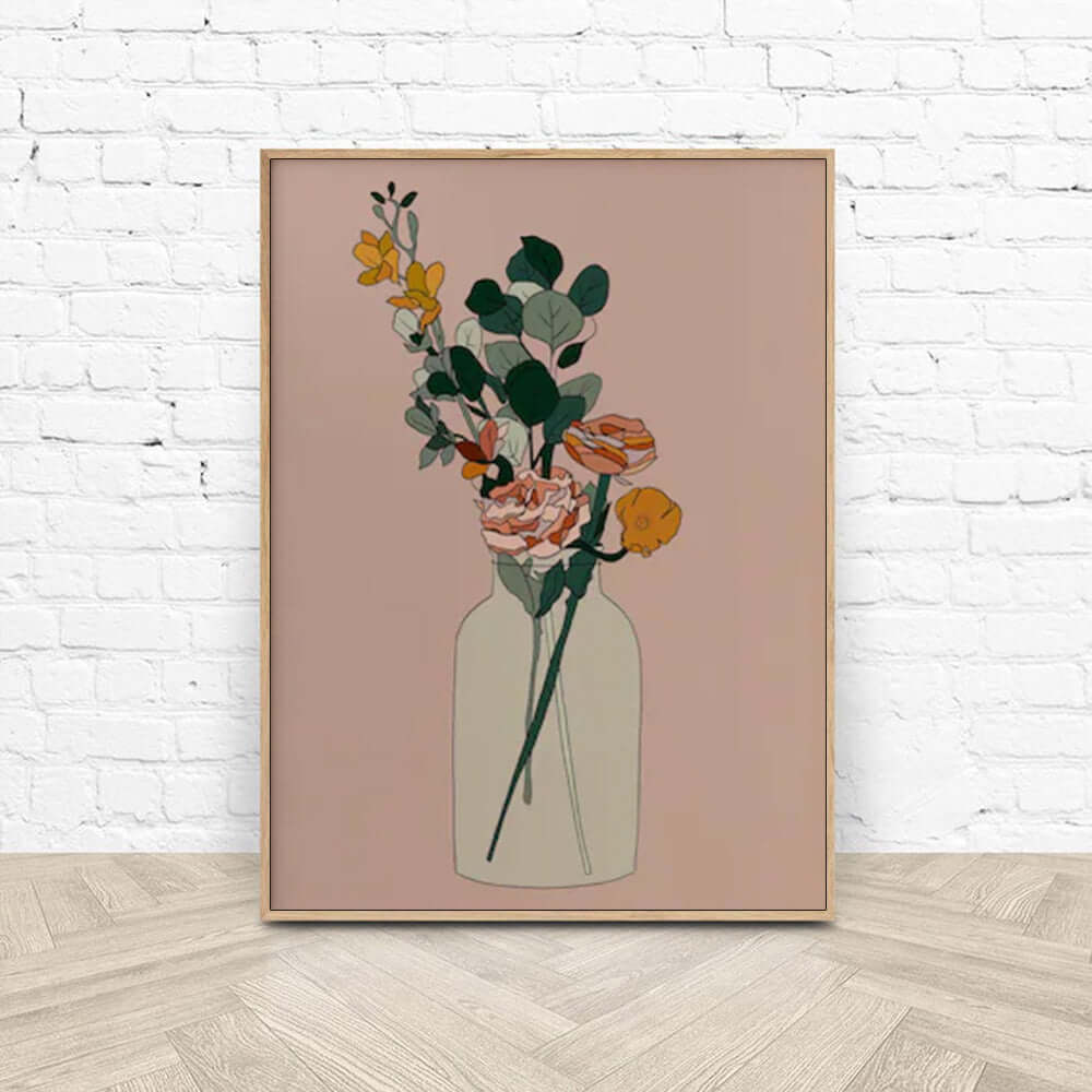 _label_, DSZ Product, feed-cond-new, feed-sl-free shipping, free-shipping, newWall Art 50Cm X 70Cm Boho Floral Wood Frame Canvas - Premium Home & Garden > Wall Art > Posters, Paintings & Prints from Artime ! Shop Online Buy Now at S & D's Value Store Family Business Best Customer Service_label_, DSZ Product, feed-cond-new, feed-sl-free shipping, free-shipping, new