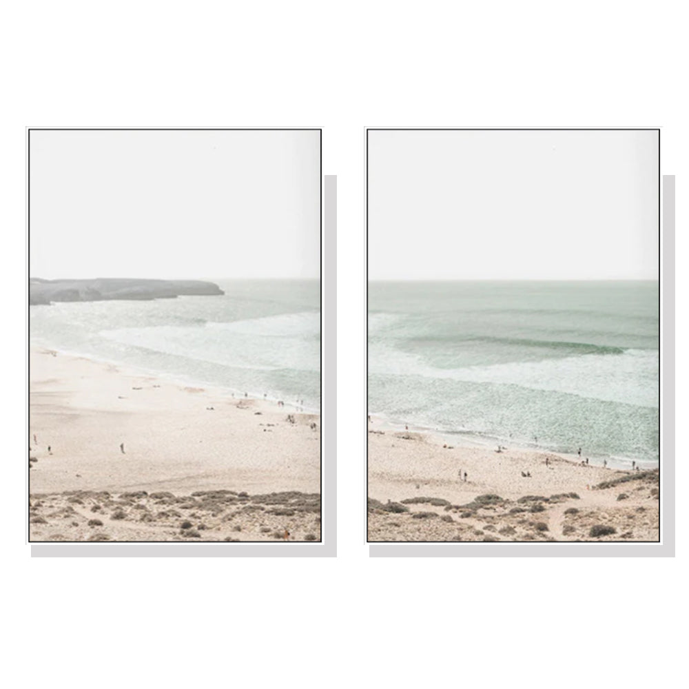 _label_, DSZ Product, feed-cond-new, feed-sl-free shipping, free-shipping, newWall Art 70Cm X 100Cm Coastal Prints 2 Sets White Frame Canvas - Premium Home & Garden > Hobbies > Arts & Crafts from Artime ! Shop Online Buy Now at S & D's Value Store Family Business Best Customer Service_label_, DSZ Product, feed-cond-new, feed-sl-free shipping, free-shipping, new