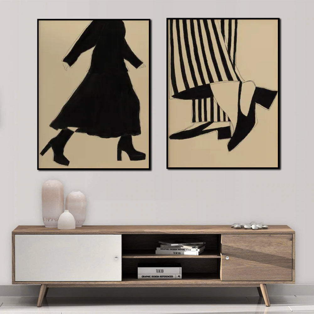 _label_, DSZ Product, feed-cond-new, feed-sl-free shipping, free-shipping, newWall Art 50Cm X 70Cm Fashion Illustration 2 Sets Black Frame Canvas - Premium Home & Garden > Decor > Picture Frames from Artime ! Shop Online Buy Now at S & D's Value Store Family Business Best Customer Service_label_, DSZ Product, feed-cond-new, feed-sl-free shipping, free-shipping, new