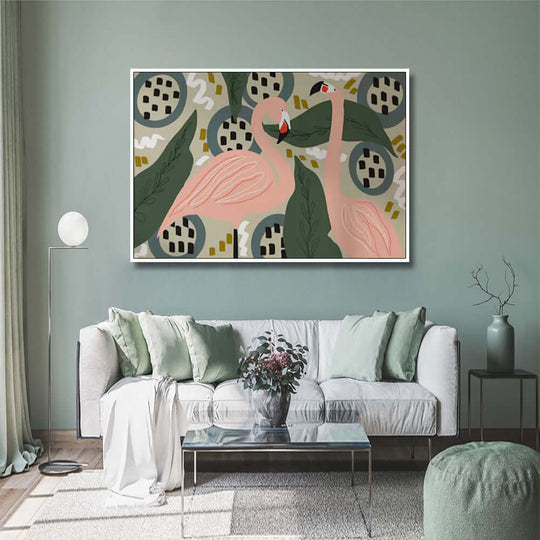 _label_, DSZ Product, feed-cond-new, feed-sl-free shipping, free-shipping, newWall Art 70Cm X 100Cm Flamingo White Frame Canvas - Premium Home & Garden > Wall Art > Posters, Paintings & Prints from Artime ! Shop Online Buy Now at S & D's Value Store Family Business Best Customer Service_label_, DSZ Product, feed-cond-new, feed-sl-free shipping, free-shipping, new