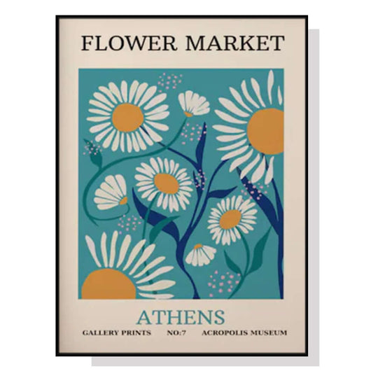 _label_, DSZ Product, feed-cond-new, feed-sl-free shipping, free-shipping, newWall Art 40Cm X 60Cm Flower Market Athens Black Frame Canvas - Premium Home & Garden > Wall Art > Posters, Paintings & Prints from Artime ! Shop Online Buy Now at S & D's Value Store Family Business Best Customer Service_label_, DSZ Product, feed-cond-new, feed-sl-free shipping, free-shipping, new