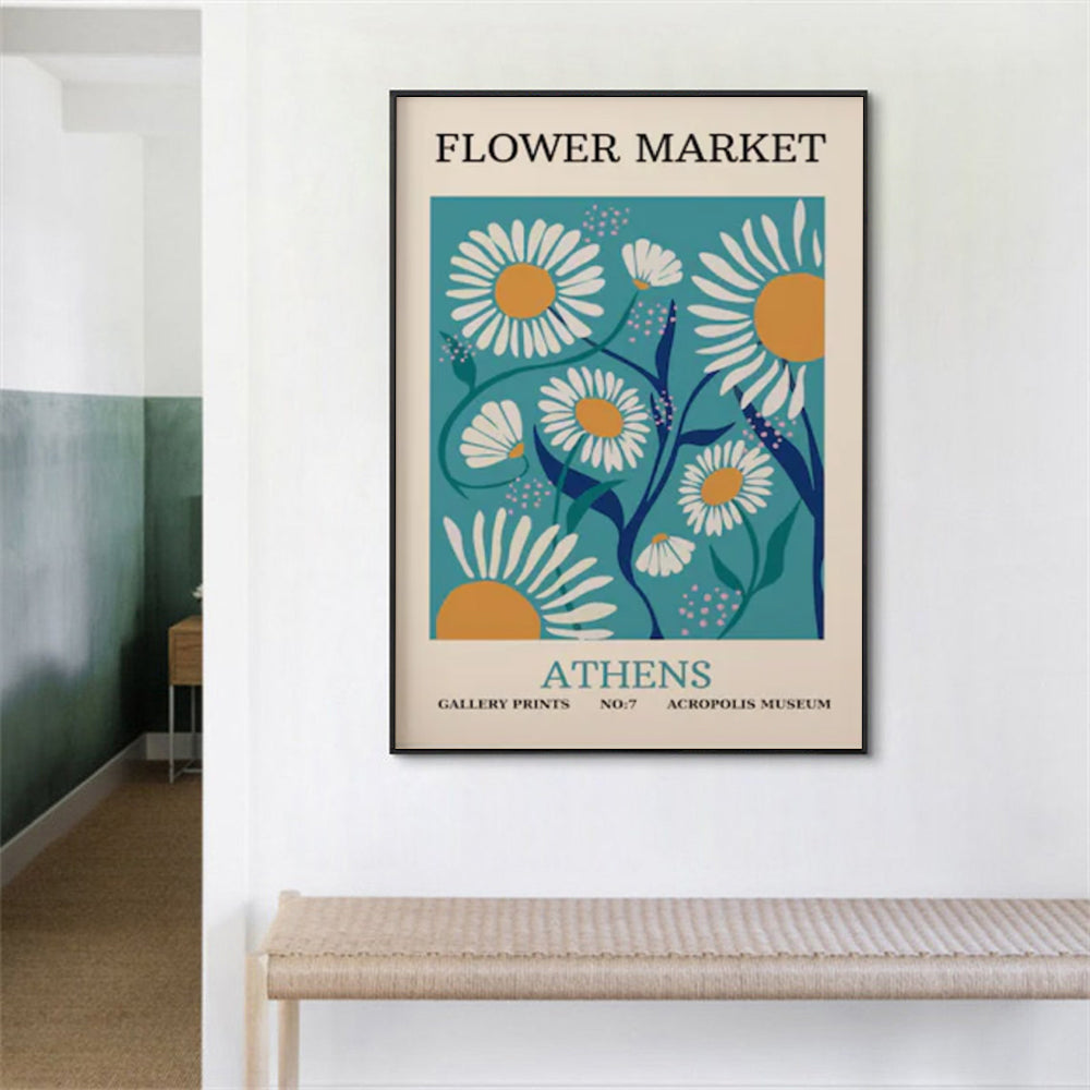 _label_, DSZ Product, feed-cond-new, feed-sl-free shipping, free-shipping, newWall Art 60Cm X 90Cm Flower Market Athens Black Frame Canvas - Premium Home & Garden > Wall Art > Posters, Paintings & Prints from Artime ! Shop Online Buy Now at S & D's Value Store Family Business Best Customer Service_label_, DSZ Product, feed-cond-new, feed-sl-free shipping, free-shipping, new