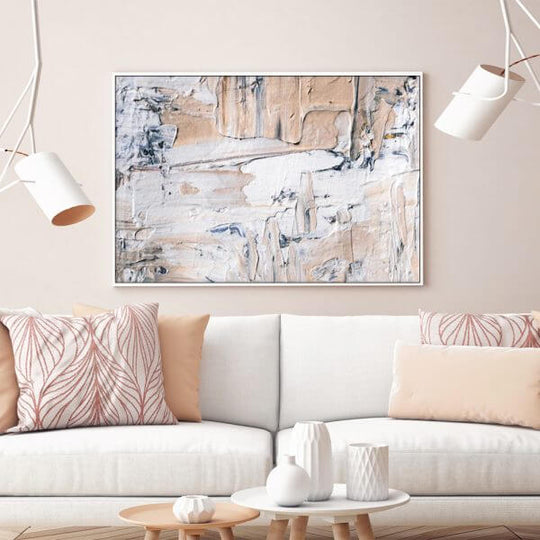 _label_, DSZ Product, feed-cond-new, feed-sl-free shipping, free-shipping, newWall Art 50Cm X 70Cm Modern Abstract Oil Painting Style White Frame Canvas - Premium Home & Garden > Hobbies > Arts & Crafts from Artime ! Shop Online Buy Now at S & D's Value Store Family Business Best Customer Service_label_, DSZ Product, feed-cond-new, feed-sl-free shipping, free-shipping, new