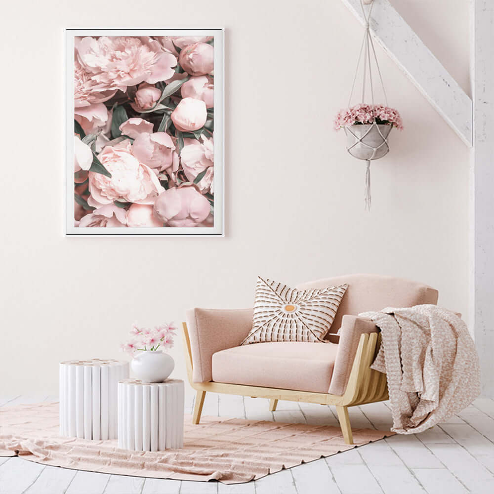 _label_, DSZ Product, feed-cond-new, feed-sl-free shipping, free-shipping, newWall Art 60Cm X 90Cm Peony White Frame Canvas - Premium Home & Garden > Wall Art > Posters, Paintings & Prints from Artime ! Shop Online Buy Now at S & D's Value Store Family Business Best Customer Service_label_, DSZ Product, feed-cond-new, feed-sl-free shipping, free-shipping, new