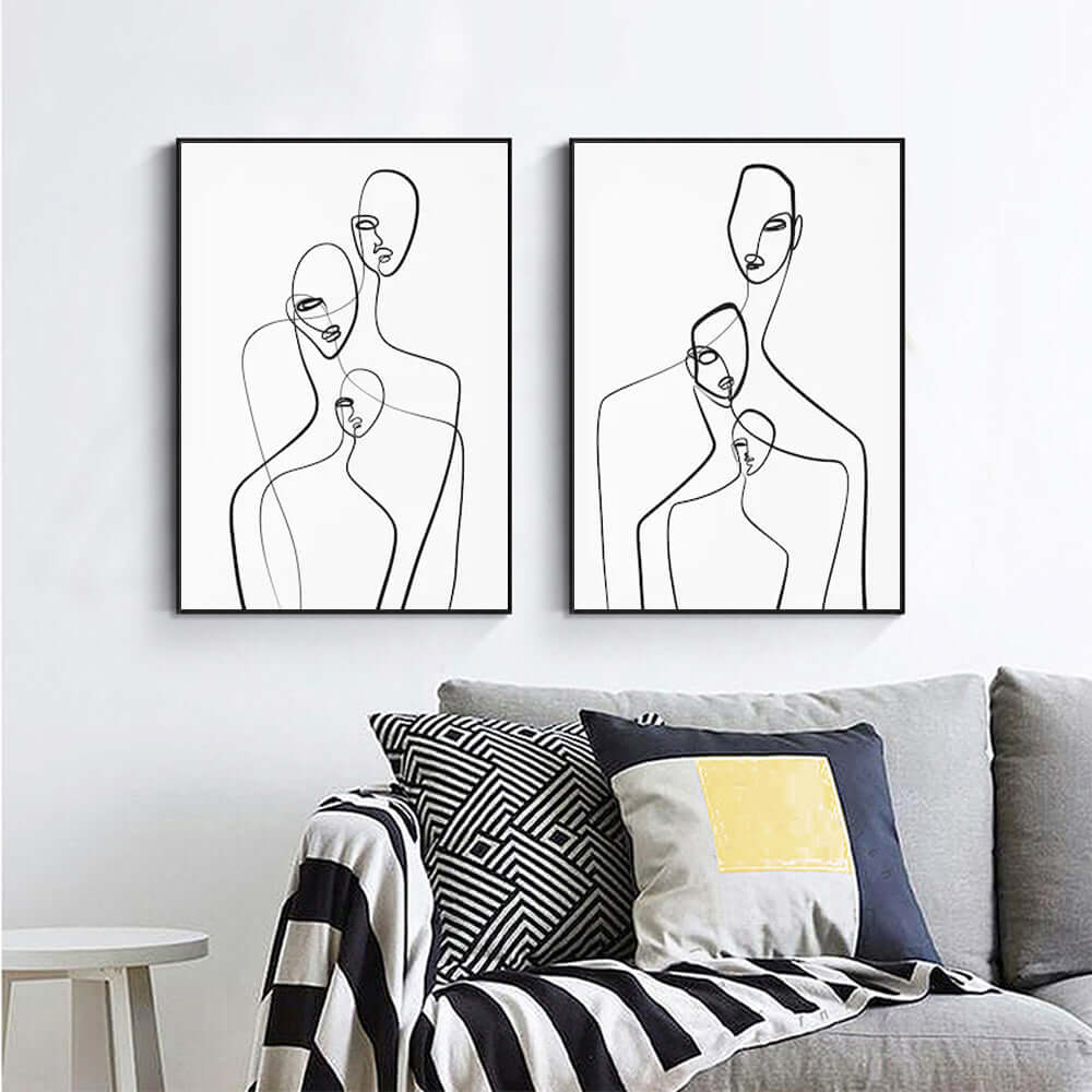 _label_, DSZ Product, feed-cond-new, feed-sl-free shipping, free-shipping, newWall Art 50Cm X 70Cm Abstract Figures 2 Sets Black Frame Canvas - Premium Home & Garden > Wall Art > Posters, Paintings & Prints from Artime ! Shop Online Buy Now at S & D's Value Store Family Business Best Customer Service_label_, DSZ Product, feed-cond-new, feed-sl-free shipping, free-shipping, new