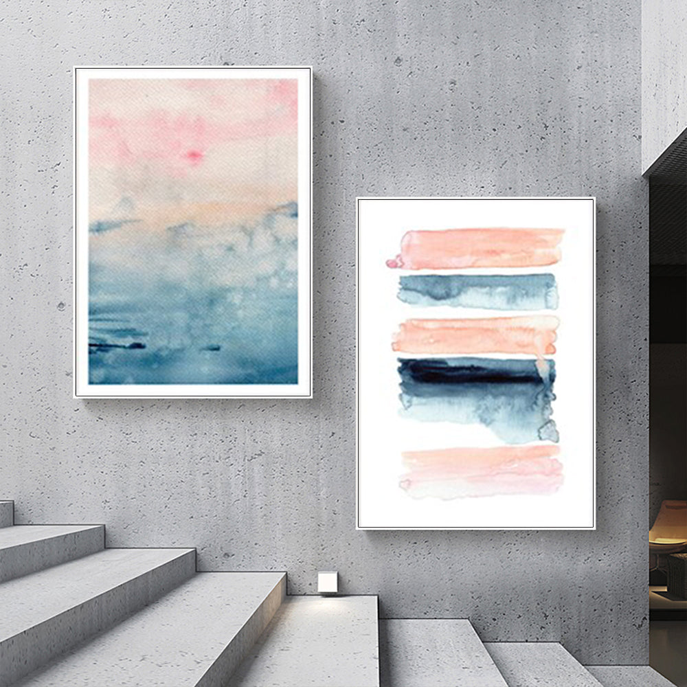 _label_, DSZ Product, feed-cond-new, feed-sl-free shipping, free-shipping, newWall Art 50Cm X 70Cm Abstract Pink 2 Sets White Frame Canvas - Premium Home & Garden > Wall Art > Posters, Paintings & Prints from Artime ! Shop Online Buy Now at S & D's Value Store Family Business Best Customer Service_label_, DSZ Product, feed-cond-new, feed-sl-free shipping, free-shipping, new