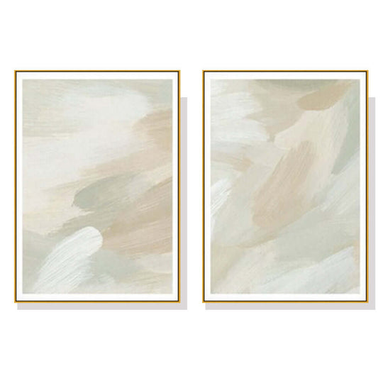 _label_, DSZ Product, feed-cond-new, feed-sl-free shipping, free-shipping, newWall Art 80Cm X 120Cm Beige And Sage Green 2 Sets Gold Frame Canvas - Premium Home & Garden > Wall Art > Posters, Paintings & Prints from Artime ! Shop Online Buy Now at S & D's Value Store Family Business Best Customer Service_label_, DSZ Product, feed-cond-new, feed-sl-free shipping, free-shipping, new