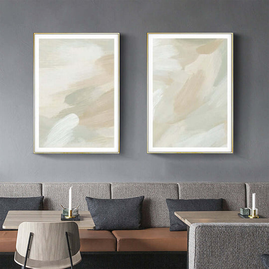 _label_, DSZ Product, feed-cond-new, feed-sl-free shipping, free-shipping, newWall Art 60Cm X 90Cm Beige And Sage Green 2 Sets Gold Frame Canvas - Premium Home & Garden > Wall Art > Posters, Paintings & Prints from Artime ! Shop Online Buy Now at S & D's Value Store Family Business Best Customer Service_label_, DSZ Product, feed-cond-new, feed-sl-free shipping, free-shipping, new