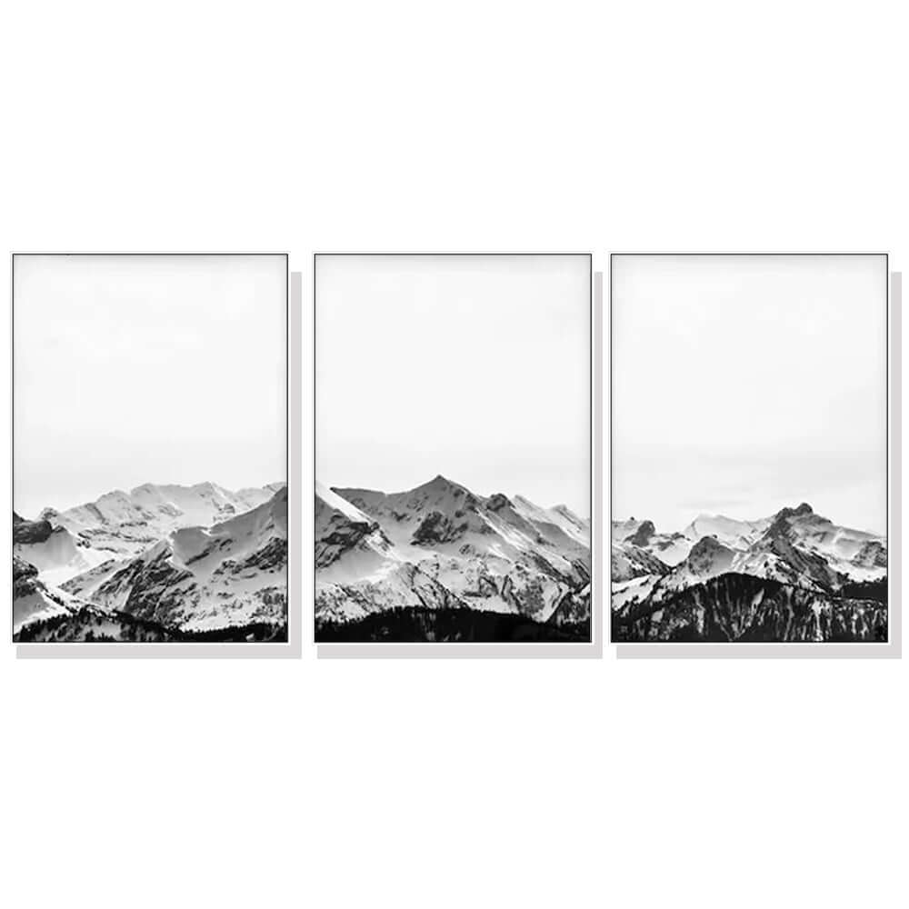 _label_, DSZ Product, feed-cond-new, feed-sl-free shipping, free-shipping, newWall Art 50Cm X 70Cm Black White Mountain 3 Sets White Frame Canvas - Premium Home & Garden > Hobbies > Arts & Crafts from Artime ! Shop Online Buy Now at S & D's Value Store Family Business Best Customer Service_label_, DSZ Product, feed-cond-new, feed-sl-free shipping, free-shipping, new