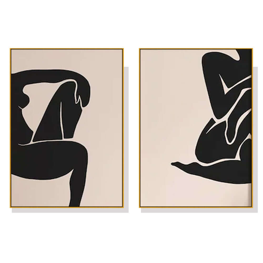 _label_, DSZ Product, feed-cond-new, feed-sl-free shipping, free-shipping, newWall Art 50Cm X 70Cm Female Figure 2 Sets Gold Frame Canvas - Premium Home & Garden > Wall Art > Posters, Paintings & Prints from Artime ! Shop Online Buy Now at S & D's Value Store Family Business Best Customer Service_label_, DSZ Product, feed-cond-new, feed-sl-free shipping, free-shipping, new