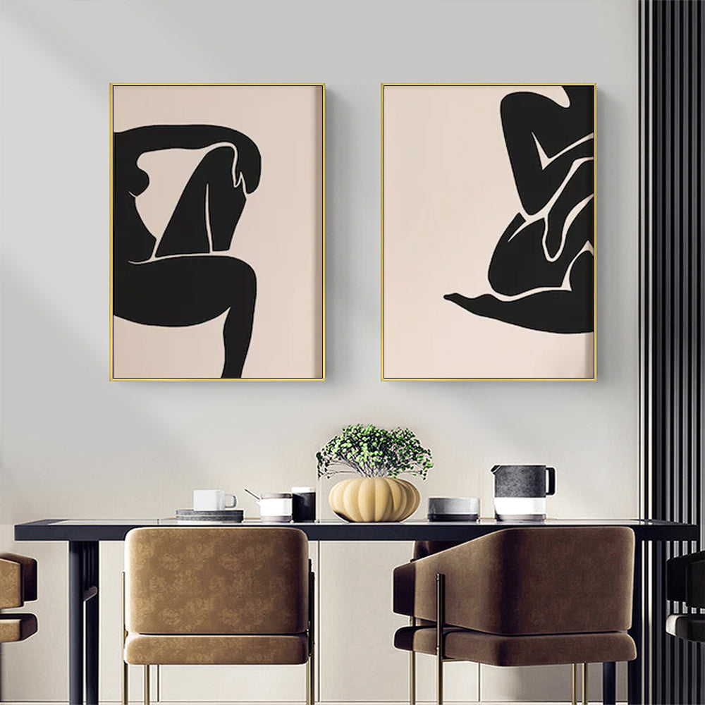 _label_, DSZ Product, feed-cond-new, feed-sl-free shipping, free-shipping, newWall Art 80Cm X 120Cm Female Figure 2 Sets Gold Frame Canvas - Premium Home & Garden > Wall Art > Posters, Paintings & Prints from Artime ! Shop Online Buy Now at S & D's Value Store Family Business Best Customer Service_label_, DSZ Product, feed-cond-new, feed-sl-free shipping, free-shipping, new