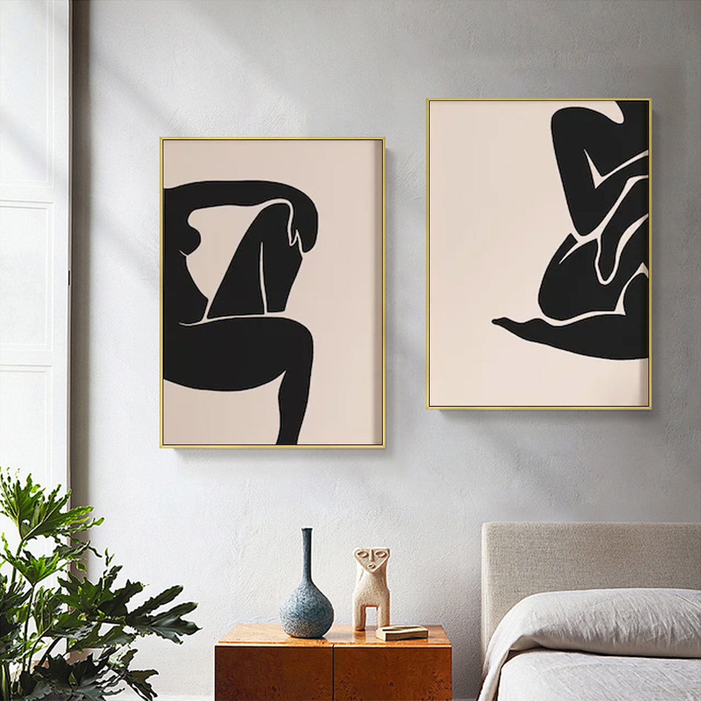 _label_, DSZ Product, feed-cond-new, feed-sl-free shipping, free-shipping, newWall Art 80Cm X 120Cm Female Figure 2 Sets Gold Frame Canvas - Premium Home & Garden > Wall Art > Posters, Paintings & Prints from Artime ! Shop Online Buy Now at S & D's Value Store Family Business Best Customer Service_label_, DSZ Product, feed-cond-new, feed-sl-free shipping, free-shipping, new