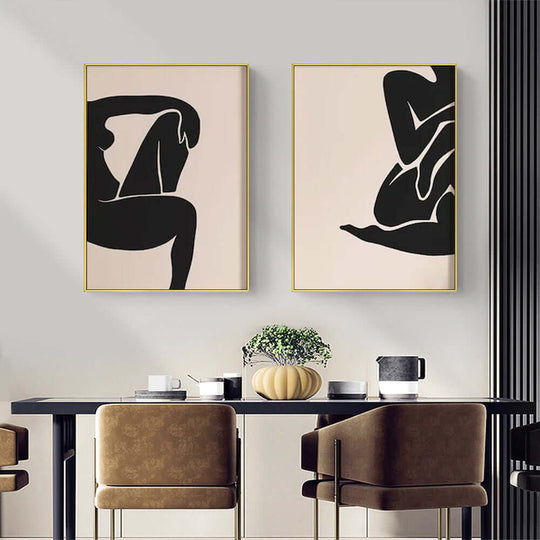 _label_, DSZ Product, feed-cond-new, feed-sl-free shipping, free-shipping, newWall Art 60Cm X 90Cm Female Figure 2 Sets Gold Frame Canvas - Premium Home & Garden > Wall Art > Posters, Paintings & Prints from Artime ! Shop Online Buy Now at S & D's Value Store Family Business Best Customer Service_label_, DSZ Product, feed-cond-new, feed-sl-free shipping, free-shipping, new