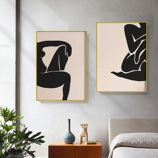 _label_, DSZ Product, feed-cond-new, feed-sl-free shipping, free-shipping, newWall Art 60Cm X 90Cm Female Figure 2 Sets Gold Frame Canvas - Premium Home & Garden > Wall Art > Posters, Paintings & Prints from Artime ! Shop Online Buy Now at S & D's Value Store Family Business Best Customer Service_label_, DSZ Product, feed-cond-new, feed-sl-free shipping, free-shipping, new