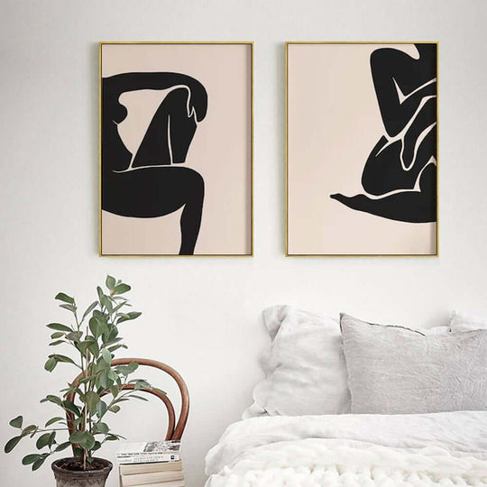 _label_, DSZ Product, feed-cond-new, feed-sl-free shipping, free-shipping, newWall Art 60Cm X 90Cm Female Figure 2 Sets Gold Frame Canvas - Premium Home & Garden > Wall Art > Posters, Paintings & Prints from Artime ! Shop Online Buy Now at S & D's Value Store Family Business Best Customer Service_label_, DSZ Product, feed-cond-new, feed-sl-free shipping, free-shipping, new