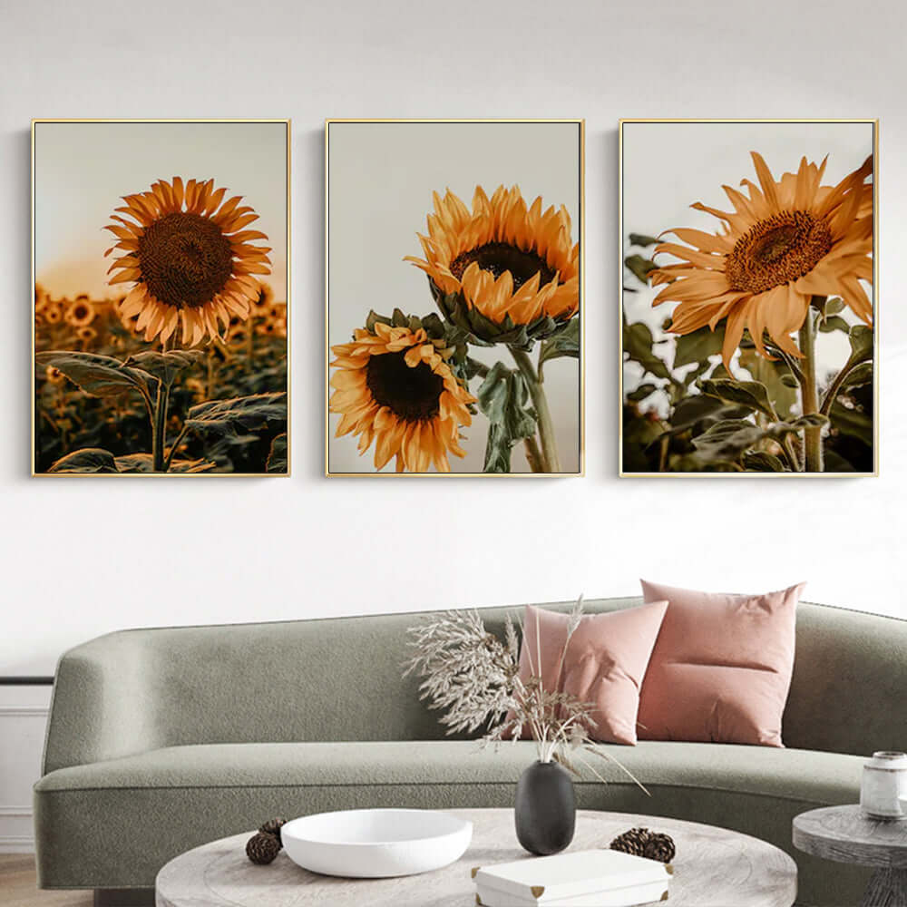 _label_, DSZ Product, feed-cond-new, feed-sl-free shipping, free-shipping, newWall Art 50Cm X 70Cm Sunflower 3 Sets Gold Frame Canvas - Premium Home & Garden > Hobbies > Arts & Crafts from Artime ! Shop Online Buy Now at S & D's Value Store Family Business Best Customer Service_label_, DSZ Product, feed-cond-new, feed-sl-free shipping, free-shipping, new