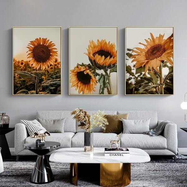 _label_, DSZ Product, feed-cond-new, feed-sl-free shipping, free-shipping, newWall Art 50Cm X 70Cm Sunflower 3 Sets Gold Frame Canvas - Premium Home & Garden > Hobbies > Arts & Crafts from Artime ! Shop Online Buy Now at S & D's Value Store Family Business Best Customer Service_label_, DSZ Product, feed-cond-new, feed-sl-free shipping, free-shipping, new