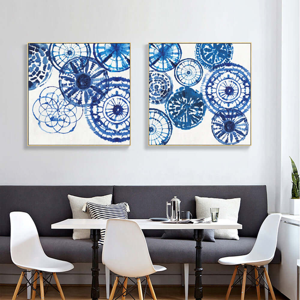 _label_, DSZ Product, feed-cond-new, feed-sl-free shipping, free-shipping, newWall Art 40Cm X 40Cm Blue Day 2 Sets Gold Frame Canvas - Premium Home & Garden > Decor > Picture Frames from Artime ! Shop Online Buy Now at S & D's Value Store Family Business Best Customer Service_label_, DSZ Product, feed-cond-new, feed-sl-free shipping, free-shipping, new