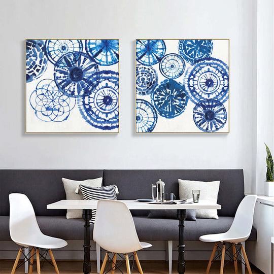 _label_, DSZ Product, feed-cond-new, feed-sl-free shipping, free-shipping, newWall Art 60Cm X 60Cm Blue Day 2 Sets Gold Frame Canvas - Premium Home & Garden > Wall Art > Posters, Paintings & Prints from Artime ! Shop Online Buy Now at S & D's Value Store Family Business Best Customer Service_label_, DSZ Product, feed-cond-new, feed-sl-free shipping, free-shipping, new