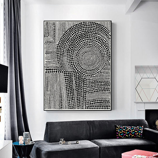 _label_, DSZ Product, feed-cond-new, feed-sl-free shipping, free-shipping, newWall Art 40Cm X 60Cm Clustered Dots B Black Frame Canvas - Premium Home & Garden > Wall Art > Posters, Paintings & Prints from Artime ! Shop Online Buy Now at S & D's Value Store Family Business Best Customer Service_label_, DSZ Product, feed-cond-new, feed-sl-free shipping, free-shipping, new