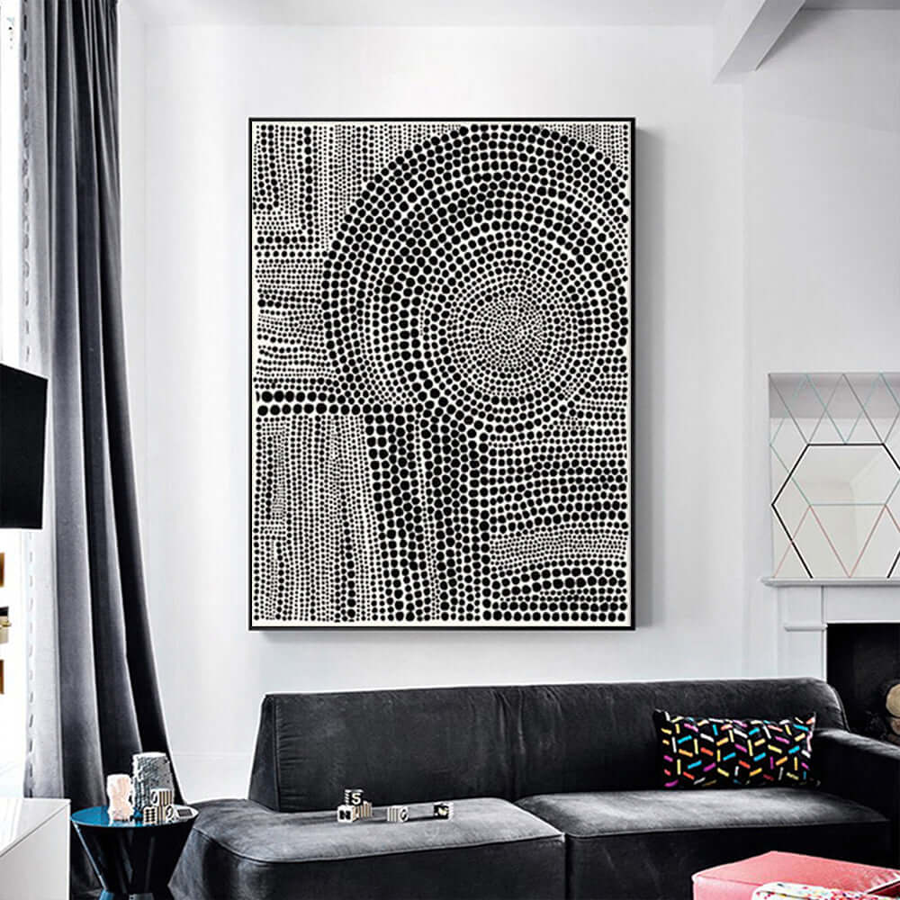 _label_, DSZ Product, feed-cond-new, feed-sl-free shipping, free-shipping, newWall Art 60Cm X 90Cm Clustered Dots B Black Frame Canvas - Premium Home & Garden > Wall Art > Posters, Paintings & Prints from Artime ! Shop Online Buy Now at S & D's Value Store Family Business Best Customer Service_label_, DSZ Product, feed-cond-new, feed-sl-free shipping, free-shipping, new