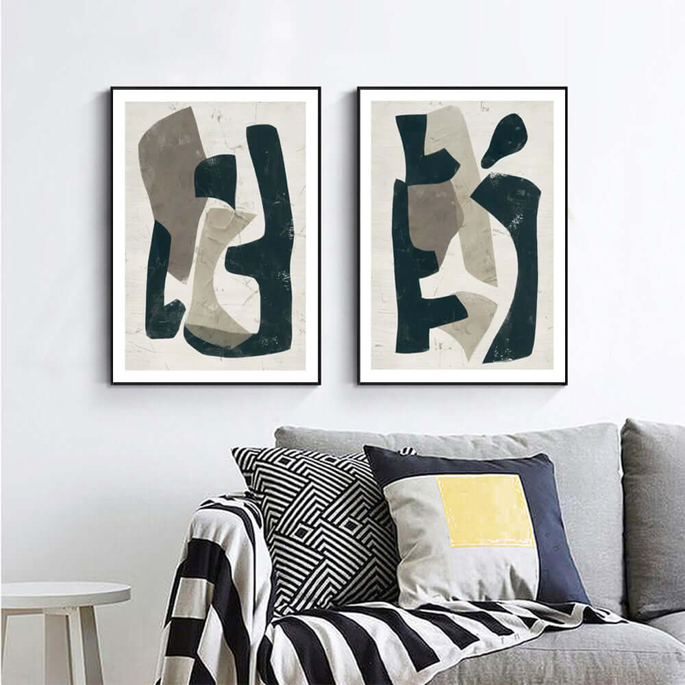 _label_, DSZ Product, feed-cond-new, feed-sl-free shipping, free-shipping, newWall Art 60Cm X 90Cm Abstract Puzzle 2 Sets Black Frame Canvas - Premium Home & Garden > Wall Art > Posters, Paintings & Prints from Artime ! Shop Online Buy Now at S & D's Value Store Family Business Best Customer Service_label_, DSZ Product, feed-cond-new, feed-sl-free shipping, free-shipping, new