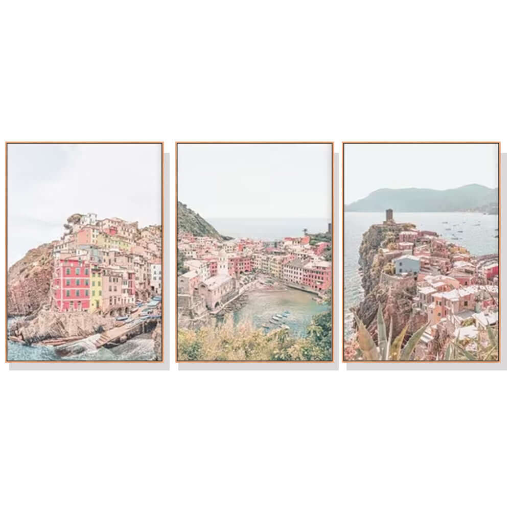 _label_, DSZ Product, feed-cond-new, feed-sl-free shipping, free-shipping, newWall Art 50Cm X 70Cm Italy Cinque Terre 3 Sets Wood Frame Canvas - Premium Home & Garden > Wall Art > Posters, Paintings & Prints from Artime ! Shop Online Buy Now at S & D's Value Store Family Business Best Customer Service_label_, DSZ Product, feed-cond-new, feed-sl-free shipping, free-shipping, new