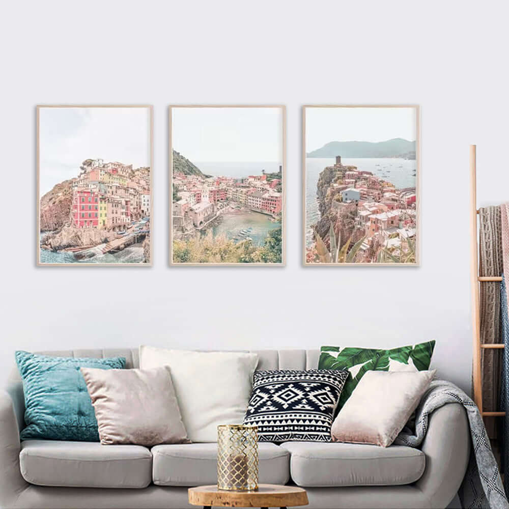 _label_, DSZ Product, feed-cond-new, feed-sl-free shipping, free-shipping, newWall Art 50Cm X 70Cm Italy Cinque Terre 3 Sets Wood Frame Canvas - Premium Home & Garden > Wall Art > Posters, Paintings & Prints from Artime ! Shop Online Buy Now at S & D's Value Store Family Business Best Customer Service_label_, DSZ Product, feed-cond-new, feed-sl-free shipping, free-shipping, new