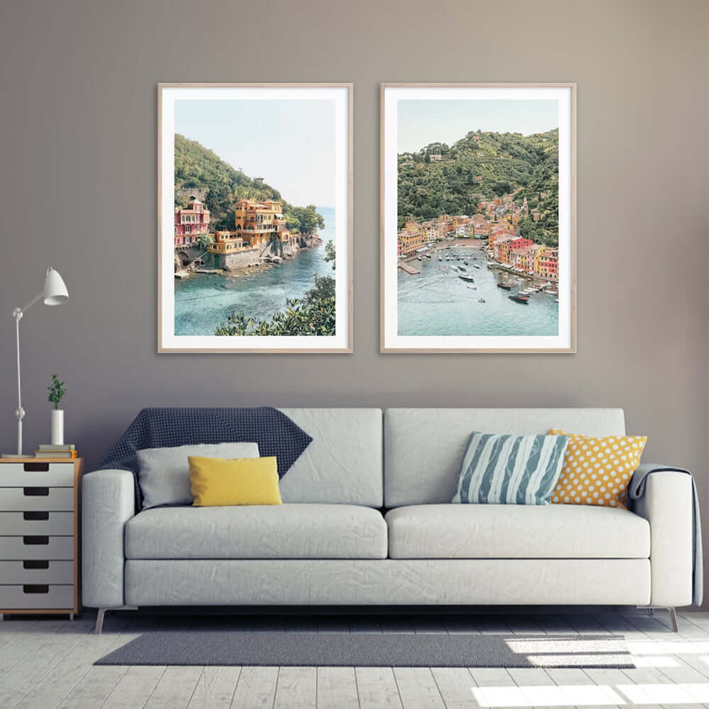 _label_, DSZ Product, feed-cond-new, feed-sl-free shipping, free-shipping, newWall Art 80Cm X 120Cm Italy Coast 2 Sets Wood Frame Canvas - Premium Home & Garden > Wall Art > Posters, Paintings & Prints from Artime ! Shop Online Buy Now at S & D's Value Store Family Business Best Customer Service_label_, DSZ Product, feed-cond-new, feed-sl-free shipping, free-shipping, new