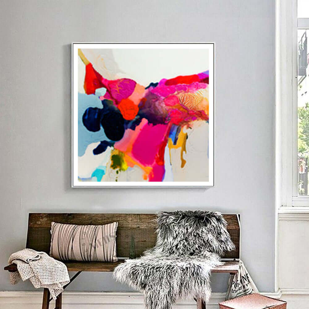 _label_, DSZ Product, feed-cond-new, feed-sl-free shipping, free-shipping, newWall Art 60Cm X 60Cm Reach In White Frame Canvas - Premium Home & Garden > Wall Art > Posters, Paintings & Prints from Artime ! Shop Online Buy Now at S & D's Value Store Family Business Best Customer Service_label_, DSZ Product, feed-cond-new, feed-sl-free shipping, free-shipping, new