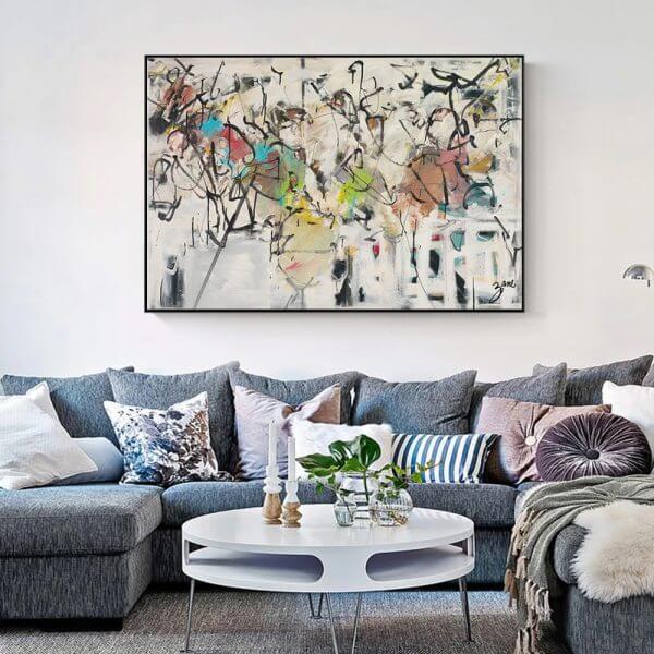 _label_, DSZ Product, feed-cond-new, feed-sl-free shipping, free-shipping, newWall Art 50Cm X 70Cm Abstract White Dream Black Frame Canvas - Premium Home & Garden > Hobbies > Arts & Crafts from Artime ! Shop Online Buy Now at S & D's Value Store Family Business Best Customer Service_label_, DSZ Product, feed-cond-new, feed-sl-free shipping, free-shipping, new