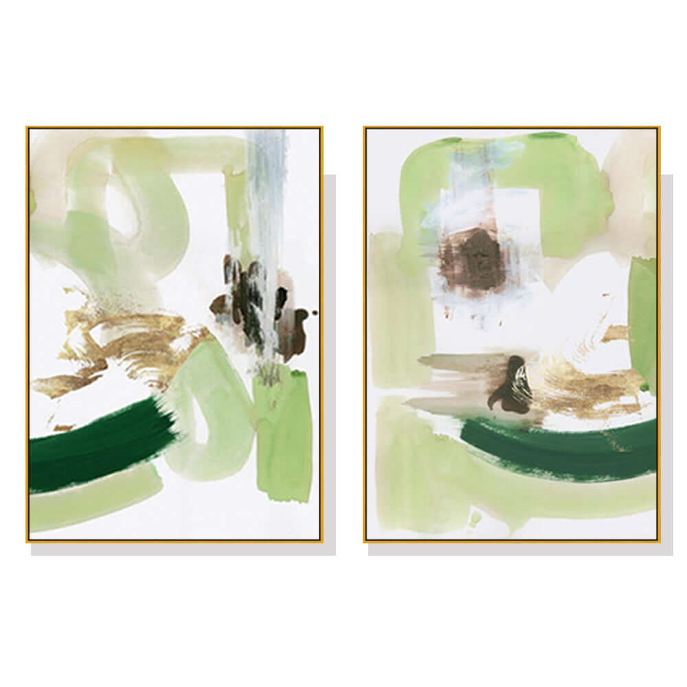 _label_, DSZ Product, feed-cond-new, feed-sl-free shipping, free-shipping, newWall Art 50Cm X 70Cm Abstract Green Mint 2 Sets Gold Frame Canvas - Premium Home & Garden > Wall Art > Posters, Paintings & Prints from Artime ! Shop Online Buy Now at S & D's Value Store Family Business Best Customer Service_label_, DSZ Product, feed-cond-new, feed-sl-free shipping, free-shipping, new