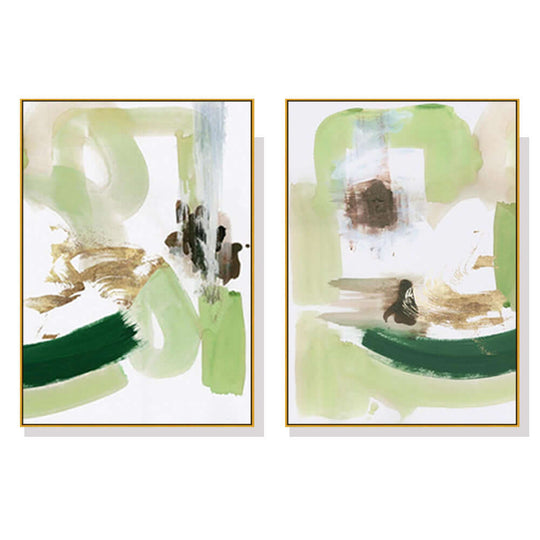 _label_, DSZ Product, feed-cond-new, feed-sl-free shipping, free-shipping, newWall Art 60Cm X 90Cm Abstract Green Mint 2 Sets Gold Frame Canvas - Premium Home & Garden > Wall Art > Posters, Paintings & Prints from Artime ! Shop Online Buy Now at S & D's Value Store Family Business Best Customer Service_label_, DSZ Product, feed-cond-new, feed-sl-free shipping, free-shipping, new