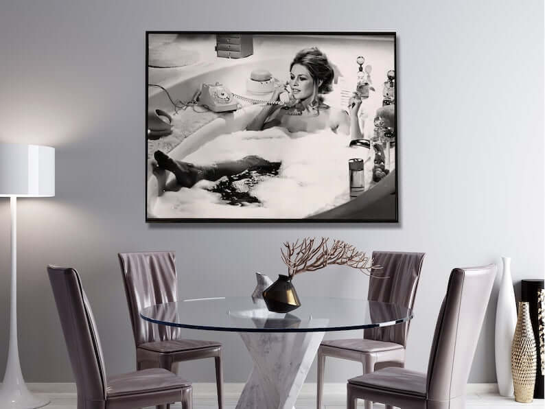 _label_, DSZ Product, feed-cond-new, feed-sl-free shipping, free-shipping, newWall Art 50Cm X 70Cm Brigitte Bardot In The Bath Poster, Black Frame Canvas - Premium Home & Garden > Wall Art > Posters, Paintings & Prints from Artime ! Shop Online Buy Now at S & D's Value Store Family Business Best Customer Service_label_, DSZ Product, feed-cond-new, feed-sl-free shipping, free-shipping, new