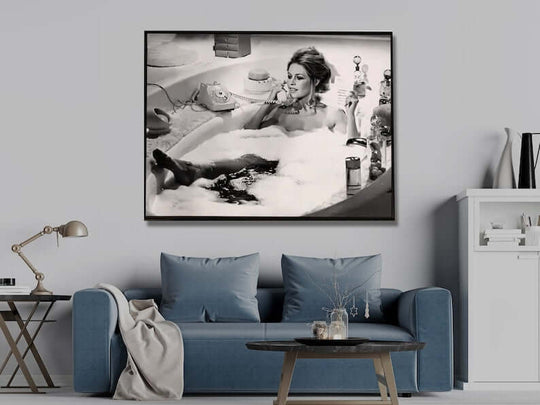 _label_, DSZ Product, feed-cond-new, feed-sl-free shipping, free-shipping, newWall Art 50Cm X 70Cm Brigitte Bardot In The Bath Poster, Black Frame Canvas - Premium Home & Garden > Wall Art > Posters, Paintings & Prints from Artime ! Shop Online Buy Now at S & D's Value Store Family Business Best Customer Service_label_, DSZ Product, feed-cond-new, feed-sl-free shipping, free-shipping, new