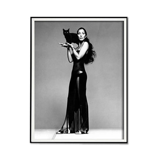 _label_, DSZ Product, feed-cond-new, feed-sl-free shipping, free-shipping, newWall Art 30Cm X 40Cm Cher Music Black And White, Black Frame Canvas - Premium Home & Garden > Wall Art > Posters, Paintings & Prints from Artime ! Shop Online Buy Now at S & D's Value Store Family Business Best Customer Service_label_, DSZ Product, feed-cond-new, feed-sl-free shipping, free-shipping, new