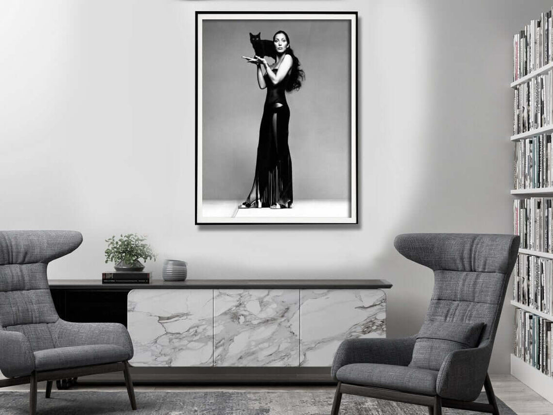 _label_, DSZ Product, feed-cond-new, feed-sl-free shipping, free-shipping, newWall Art 40Cm X 60Cm Cher Music Black And White, Black Frame Canvas - Premium Home & Garden > Wall Art > Posters, Paintings & Prints from Artime ! Shop Online Buy Now at S & D's Value Store Family Business Best Customer Service_label_, DSZ Product, feed-cond-new, feed-sl-free shipping, free-shipping, new