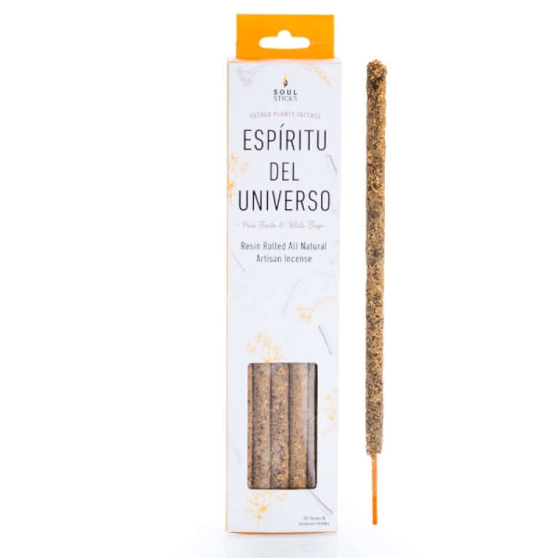 Soul Sticks White Sage and Palo Santo resin incense, affordable quality incense for DIY rituals and luxurious aromas.