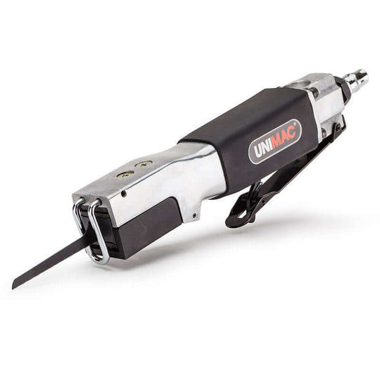 UNIMAC Pneumatic Reciprocating Hack Saw, quality air cut off tool for DIY projects, affordable metal cutting solution.